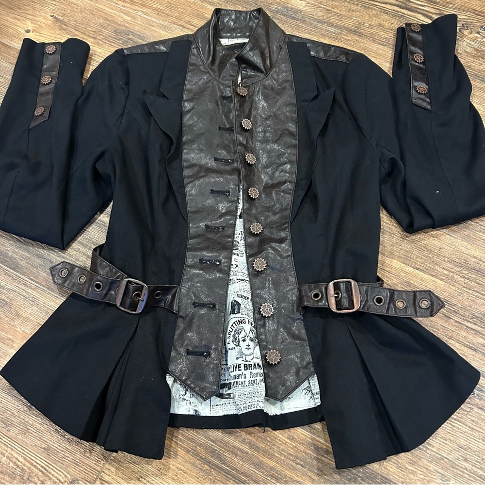 Lip Service Steampunk Military Jacket – Size M - Picture 3 of 11